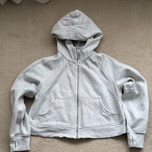 Lululemon Crop Scuba Zip-Up Hoodie